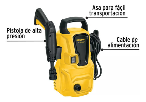 Hidrolavadora Portátil Pretul 1350 Psi 1200w Hila 1350p-2