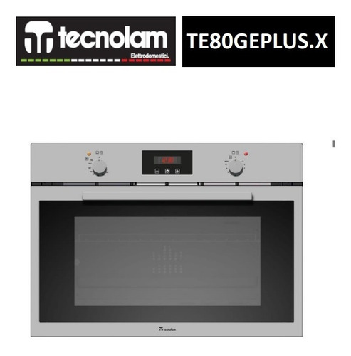 Horno De Gas Con Convección/grill Tecnolam Te80geplus.x 80cm