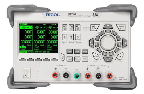 Rigol Fuente De Alimentación Lineal Programable Dp831, 3 Can