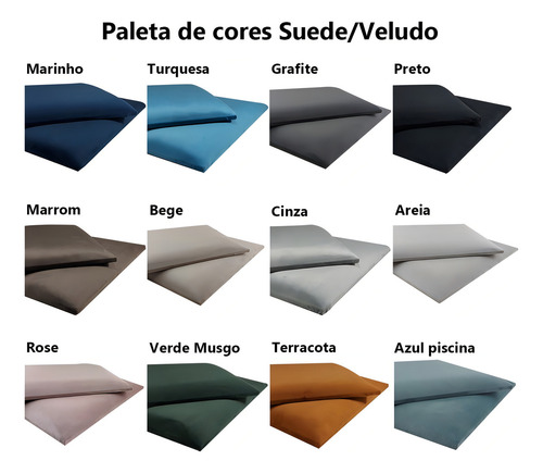 Cabeceira Kit 11 Módulos 20x100 Linha Premium Medida 2,2x100 Cor Veludo Verde Piscina