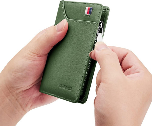 Vannanba Cartera Para Hombre Con Cremallera Cartera De Viaje