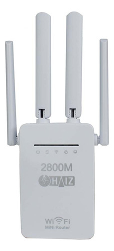 Roteador Amplificador de Wifi Haiz Repetidor de Sinal HZ-2800 Pix-Link LV-WR09 branco 100V/240V