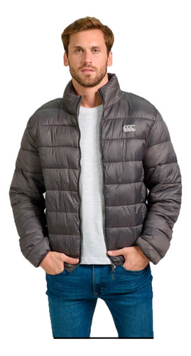 Campera Canterbury Lifestyle Hombre Gisborne Plomo Ras