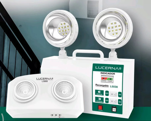 Lampara  Auxiliar De Emergencia Led Doble Faro Lucerna