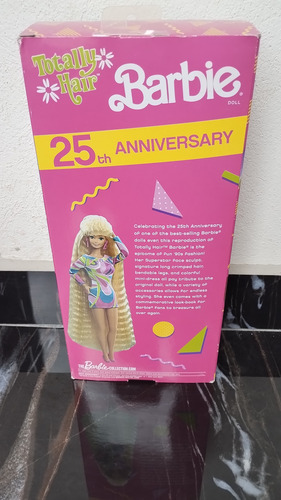 Barbie Totally Hair 25th Anniversary Dwf49 (Usado)