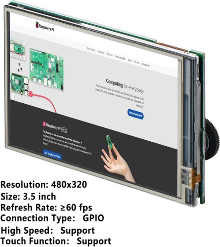 Pantalla Iuniker Para Raspberry Pi Zero Con Perilla