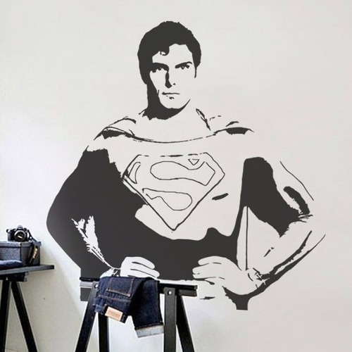 Vinilo Decorativo Autoadhesivo - Superman C. Reeve 80x80