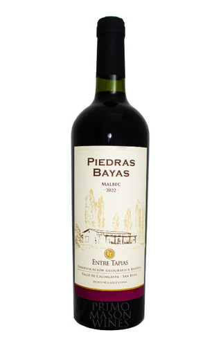 Vino Piedras Bayas Malbec Vinos Tinto Entre Tapias San Juan