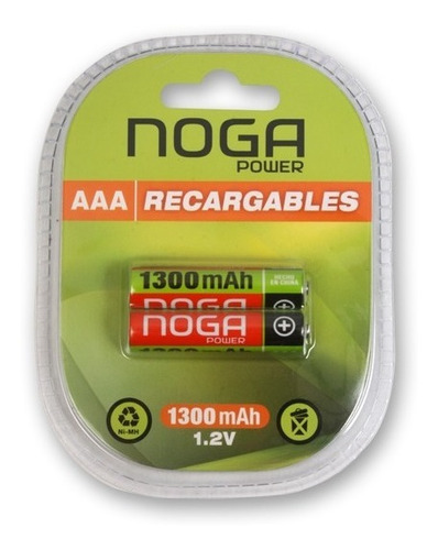 Pilas Recargables Noganet Aaa 1100mah  Blister Envios S/carg