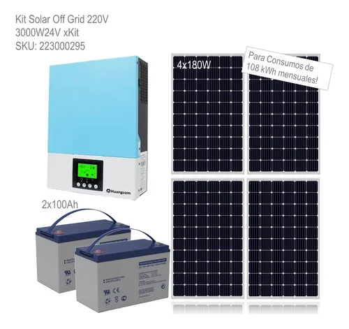 Kit Solar Off Grid 220v 3000w 24v Motorhome Camping Casillas