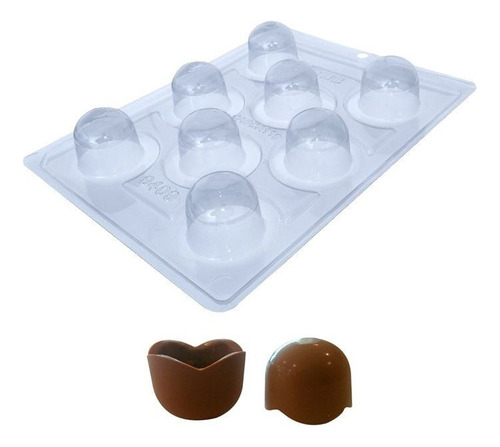 Taza de mousse de silicona con forma de chocolate de 3 partes (29409) Bwb