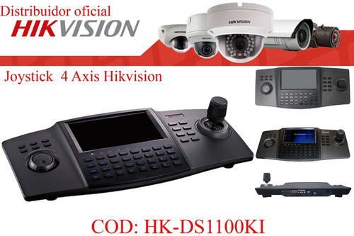 Joystick Ip Cctv 4 Axis Hikvision Para Ptz Dvr Nvr Ds1100ki