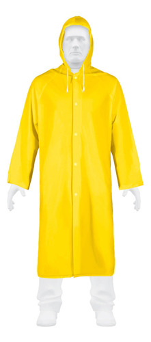 Pilot Impermeable Con Capucha Para Lluvia Amarillo Pretul