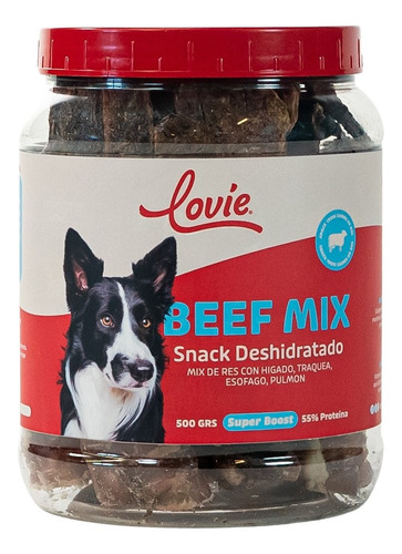 Beef Mix 500grs. Mix De Hígado, Tráquea Y Pulmón De Res