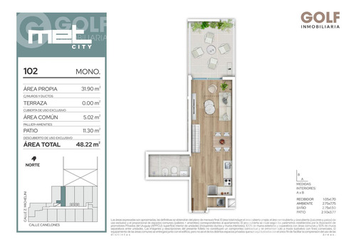 Venta Apartamento 1 Dormitorio En El Centro