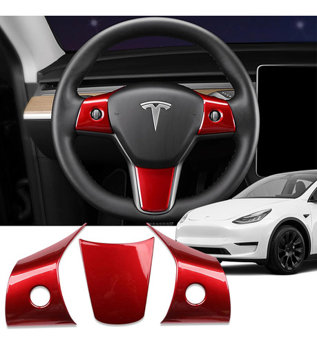 Juego De 3 Piezas De Fundas Decorativas Para Volante Tesla M