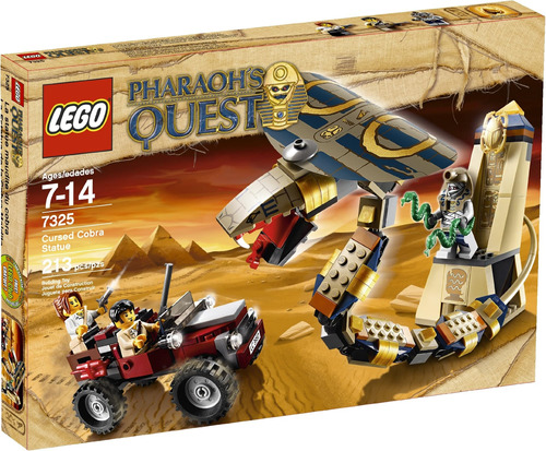 Lego Pharaohs Quest Cursed Cobra 213 Piezas