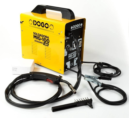 Soldadora Mig Dogo 100 Amp Flux + Alambre 1kg X 0,8mm