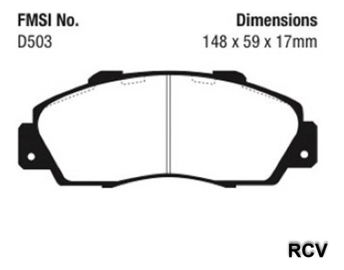 Balatas Disco  Delantera Para Honda Accord   1996