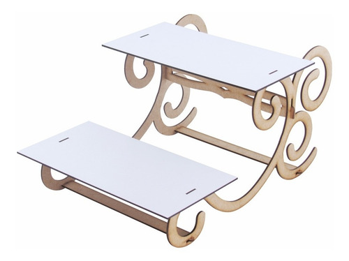 Kit Festa Mdf Provençal Branco - Linha Premium - 26 Peças