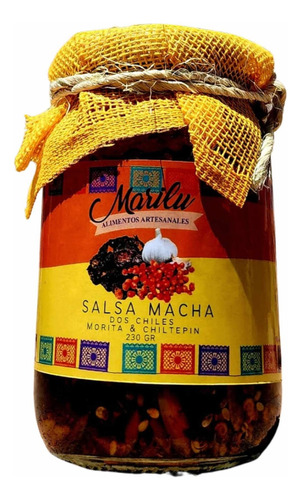 Salsa Macha Chile Morita & Chiltepin De Sonora (230 Gr)