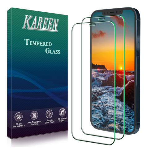 Kareen [2 Pack] Protector De Pantalla Para B08x1d7mnb_310324