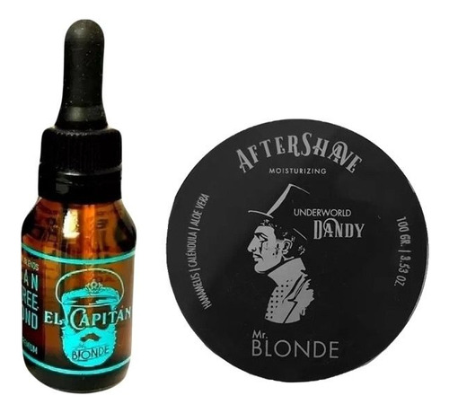 After Shave Crema Post Afeitado Mr Blonde + Aceite Barba