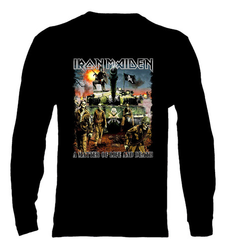 Polera Manga Larga Iron Maiden - Ver 22 - A Matter Of Life A