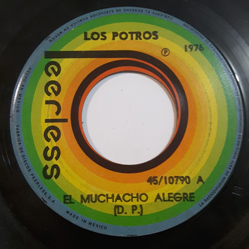 Los Potros - El Muchacho Alegre - Sencillo 7 Pulgadas
