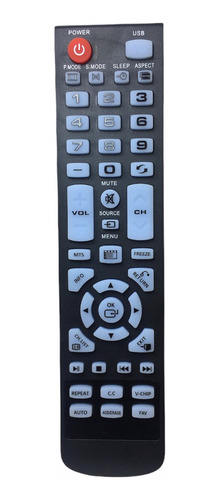 Control Remoto Para Tv  Element Xhy-353-3 Eleft506