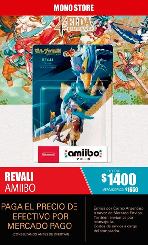 Amiibo Zelda Breath Of The Wild - Revali