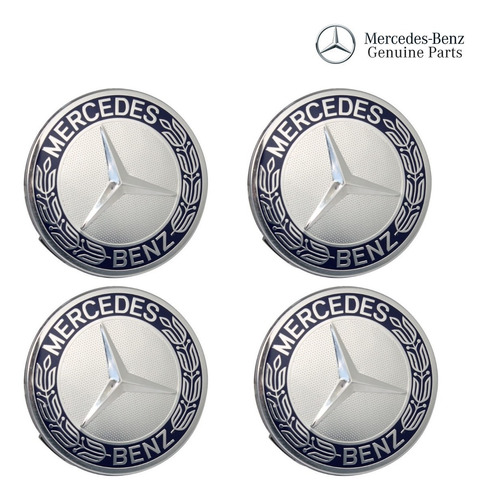 Centros De Llantas Mercedes Benz Original Kit X 4