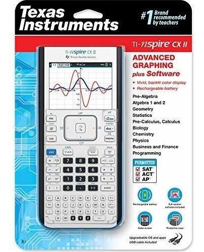 Calculadora Texas Instruments Ti-nspire Cx Ii Gráfica Blanco
