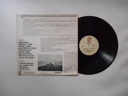 Los Inhumanos 30 Hombres Solos Lp Vinilo Edic Colombia 1989 (Usado)