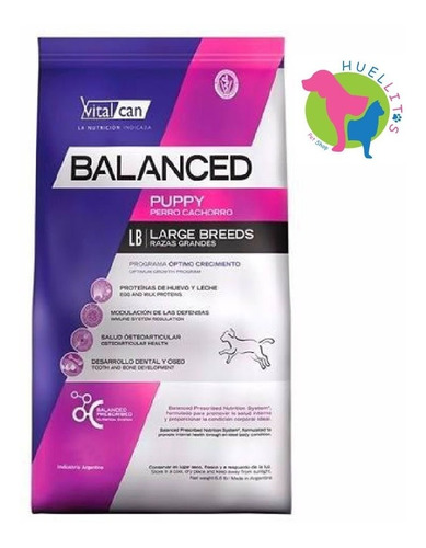 Vital Can Balanced Puppy Large X 20 Kg -envio Gratis Z/o