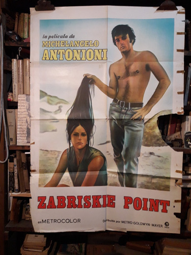 Antonioni. Zabriskie Point. Afiche Cine Original