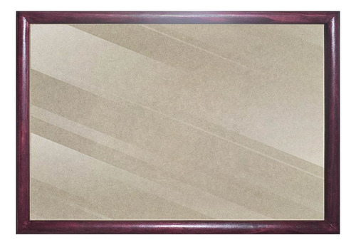 3 Marco De Madera 40x60cm, Todo Incluido Vidrio Claro Caoba Ingles