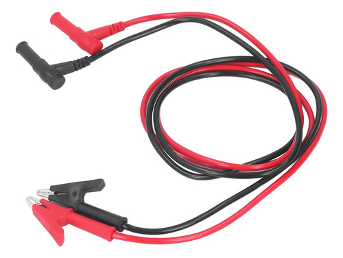 Cable Tipo Banana Plug To Cocodrilo Clip, 2 Unidades, Pvc De