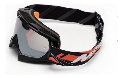 Antiparras Motocross Mac Apex Negro Naranja Modelo 2022 Lente Espejada Talle Único