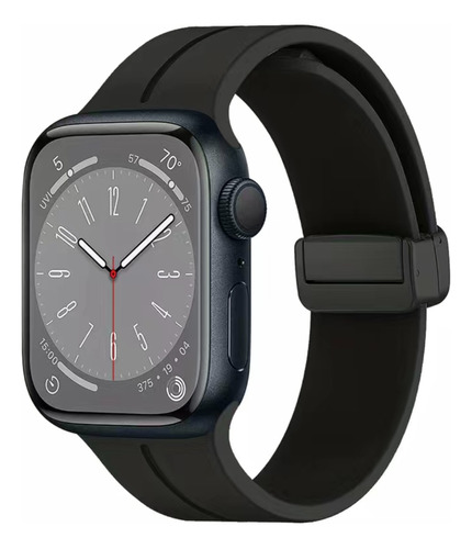 Correa Apple Watch De Silicone Con Broche Magnético