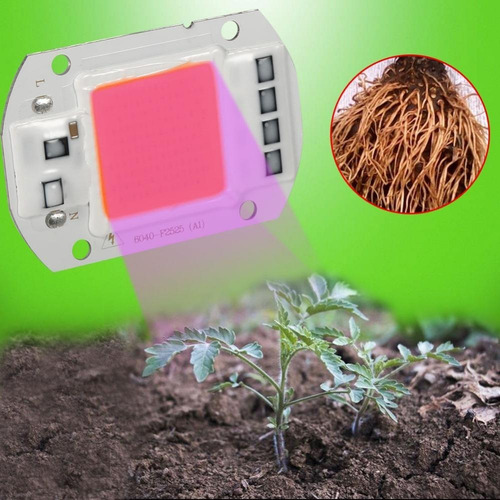 Led Cob 50w Full Spectrum 220v Calidad A2 Aluminio Grueso