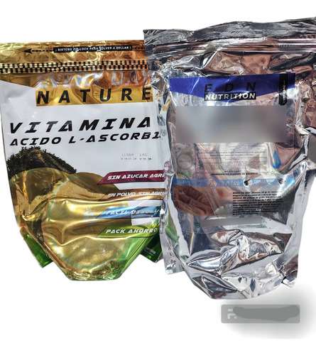 Vitamina C (acido Ascorbico ) 1 Kg + Cloruro De Magnesio 1kg