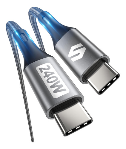 Silkland Cable Usb C A Usb C De 240 W (3.3 Pies, Paquete De