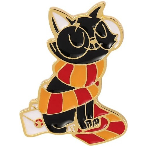 Pin Broche Gato / Gatito Harry Potter Metálico