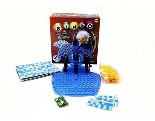 Bingo Juego De Mesa Familiar 48 Cartones Bolillero Lelab