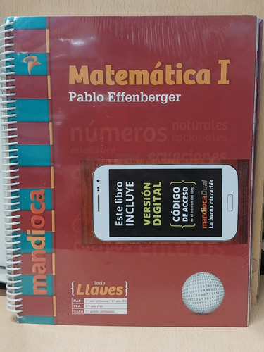 Matematica 1 - Mandioca Llaves - Nuevo - Devoto 