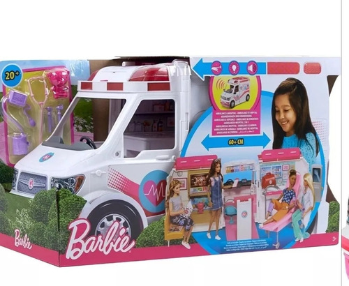 Carro Ambulancia De Barbie Con Sonido Y Luces Original