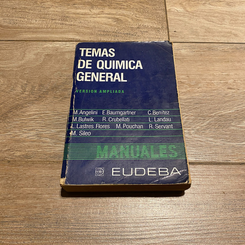 Temas De Quimica General Eudeba