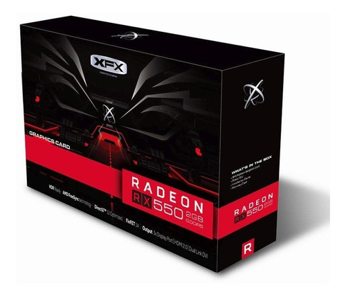 Placa De Vídeo Radeon Xfx Rx 550 2gb  Em Ótimo Estado