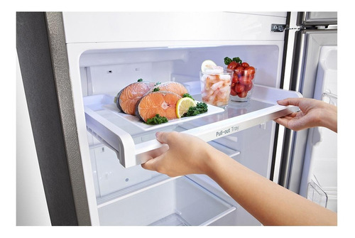 Imagen 3 de 4 de Heladera inverter no frost LG GT32BPP inox con freezer 312L 127V